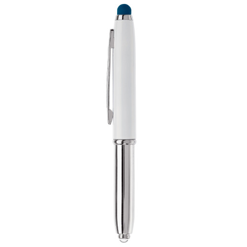 Długopis Stylus Shine+rysik Biały / ciemnoniebieski LT87794-N0110 (4)