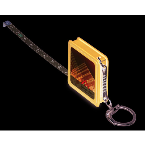 Miarka stalowa z brelokiem 1m Granatowy KC1124-04 (1)