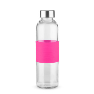 Butelka szklana GLASSI 510 ml Różowy