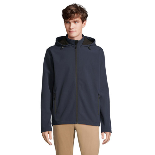 RACE MEN HOODED JACKET French Navy S04447-FN-L 