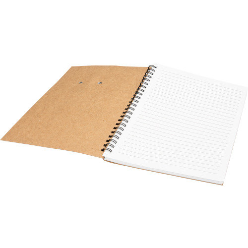 Notes A5 w linie z długopisem z tektury z recyklingu KENTWOOD Brązowy 190701 (2)