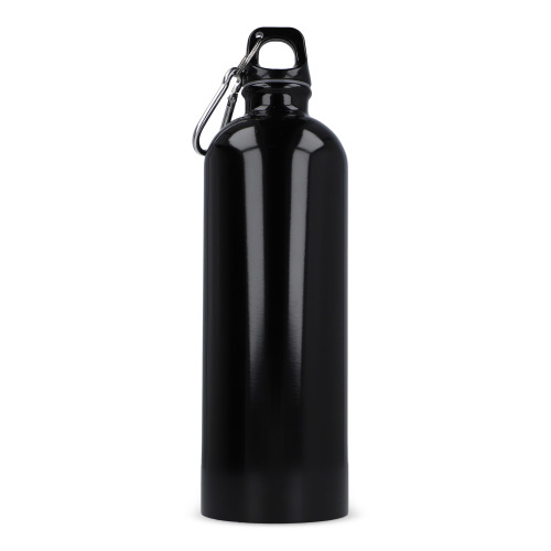Jednościenna butelka R-SS z karabińczykiem 750ml Czarny LT98739-N0002 (3)