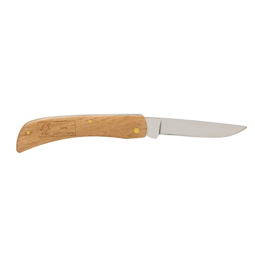 Drewniany nóż składany, scyzoryk brązowy P414.009 (3)