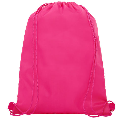 Siateczkowy plecak Oriole ściągany sznurkiem Magenta 12048713 (3)