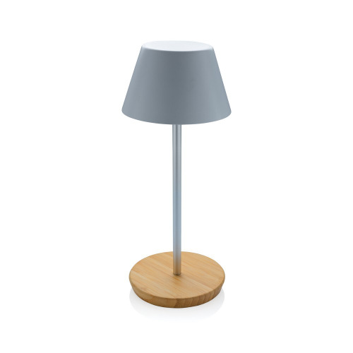 Lampka na biurko Pure Glowe, plastik z recyklingu Biały P513.283 (11)