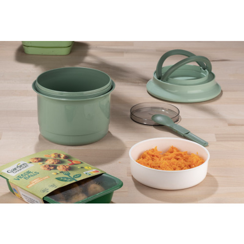 Pojemnik na lunch DOMMY 1150 ml + 350 ml Seledynowy 16546-20 (10)