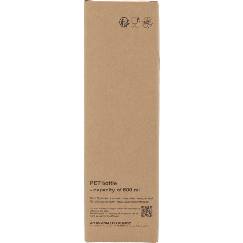Butelka PET soft touch READING 550 ml Czerwony 532205 (11)