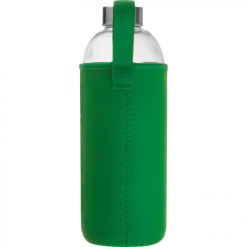 Butelka szklana z pokrowcem 1000 ml JESSICA Zielony 6242709 (8)
