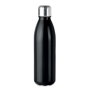 Szklana butelka  650 ml czarny