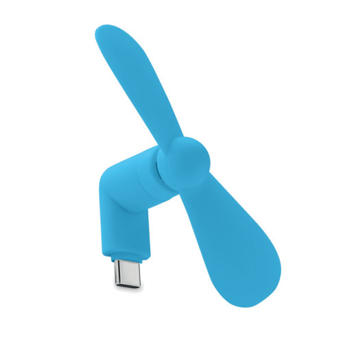 Przenośny wentylator USB Turkusowy MO2282-12 