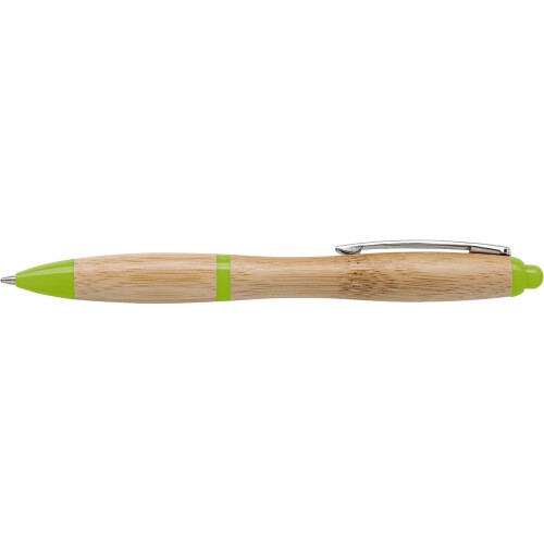 Bambusowy długopis limonkowy V1965-09 