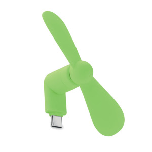 Przenośny wentylator USB Limonka