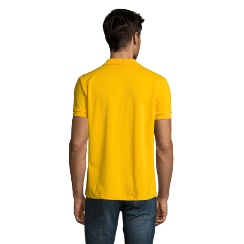 PRIME Męskie polo 200g Dorado S00571-GO-L (1)