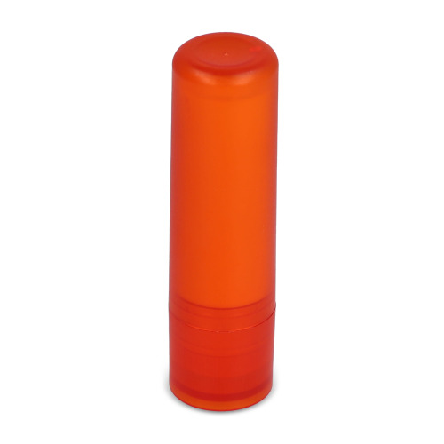 Klasyczny balsam do ust w sztyfcie wykonany z materiałów z recyklingu Ecru / pomarańczowy LT90485-N5426 (1)