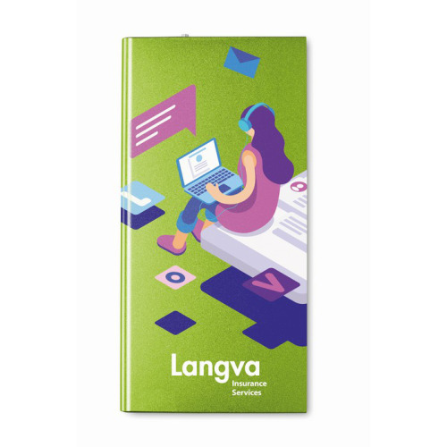 Power bank z aluminium według własnego projektu Wielokolorowy MO8839I (2)