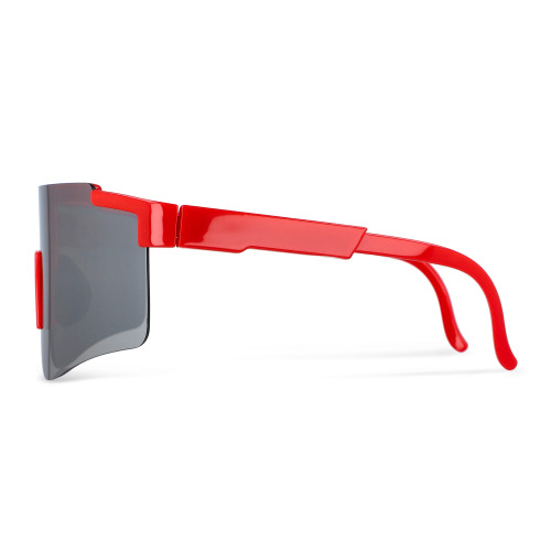Sportowe okulary przeciwsłoneczne Tom R-PC z lustrzanymi soczewkami UV400 Czerwony LT86730-N0021 (1)