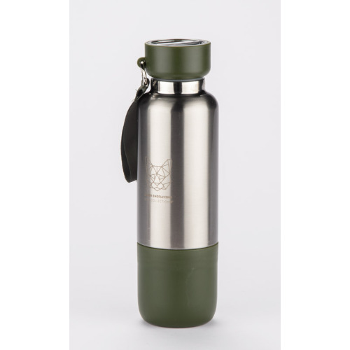 Butelka termiczna ze smyczką RON 500 ml Oliwkowy 16243-16 (13)