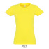 IMPERIAL WOMEN T-SHIRT 190g Lemon S11502-LE-XL  thumbnail