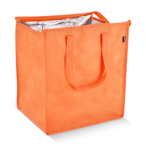 R-PET Torba chłodząca z włókniny 33 x 25,5 x 37 cm 75 g/m² Pomarańczowy LT95391-N0026 (5)