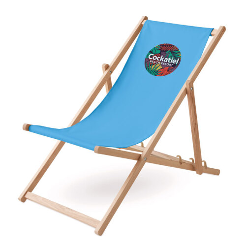 Drewniane krzesło plażowe turkusowy MO6503-12 (1)