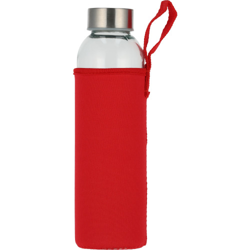Butelka szklana KLAGENFURT 500 ml Czerwony 084205 (2)