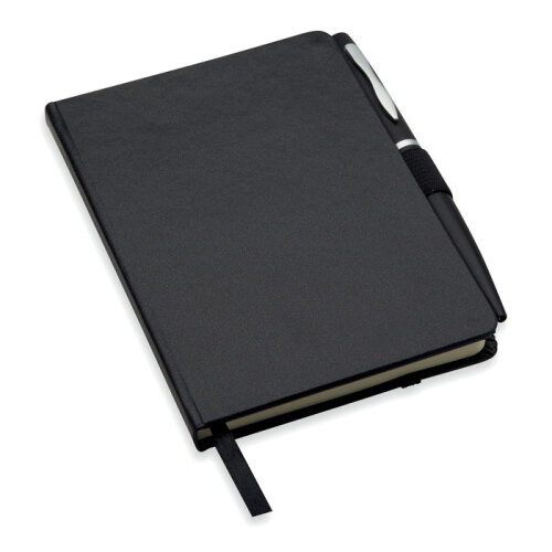 Notatnik formatu A6 z długopis czarny MO8109-03 