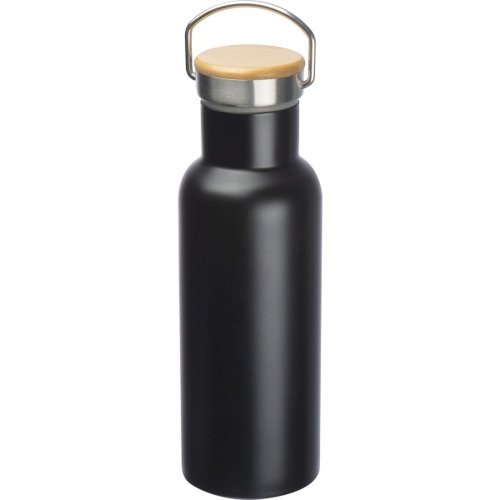 Butelka termiczna stalowa 500 ml EDOARDO Czarny 6098303 (2)