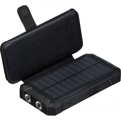Power bank 20000 mAh solarny PETRA Czarny 3389903 (4)