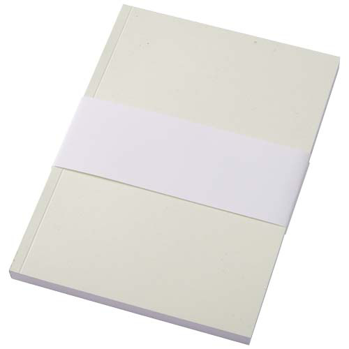 Notatnik A5 Novella Austen z miękkiej okładki z recyklingu, 100 kartek Kość słoniowa 21024802 (5)