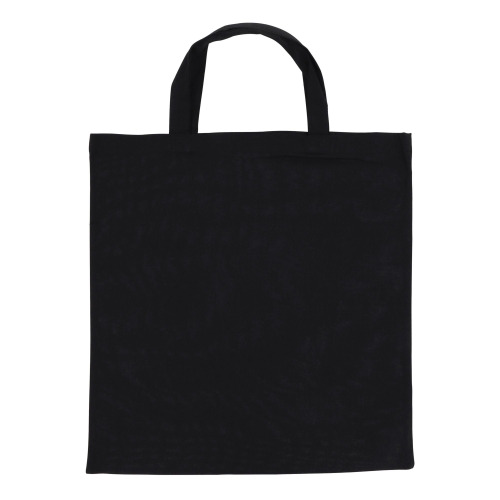 Torba na zakupy OEKO-TEX® color short 140g/m² 38x42 cm Czarny LT95256-N0002 (1)
