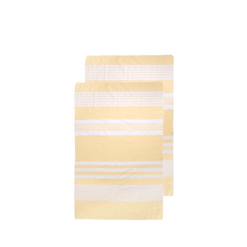 Ręcznik kuchenny ELLA HAMAM 50X70cm, 2-pack, żółty Żółty 5018464- 