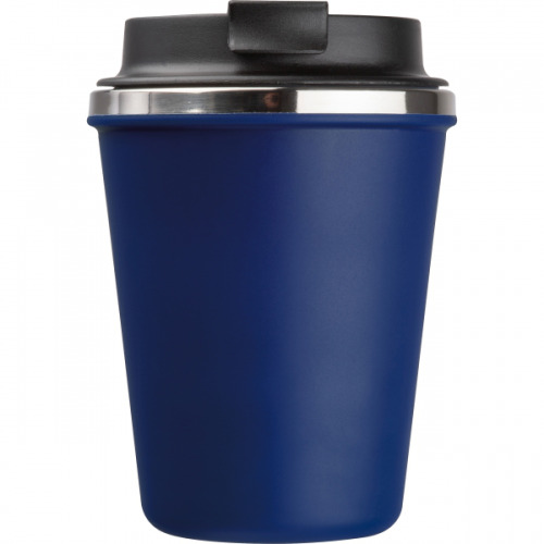 Kubek termiczny 350 ml z powłoką z recyklingu METODY Granatowy 8496244 (5)