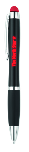 Długopis z podświetlanym logo czerwony MO9340-05 (1)