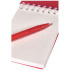 Lig Mini outdoorowy zestaw z notatnikiem w miękkiej okładce z tworzyw sztucznych pochodzących z recyklingu i długopisem (niebieski tusz) Czerwony 10705121 (6) thumbnail