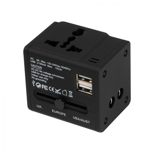 Adapter podróżny TADDEO Czarny 4083803 (3)