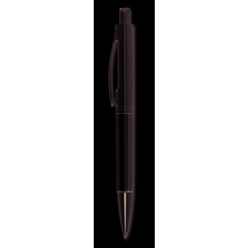 Przyciskany długopis Przezroczysty biały MO8813-26 (1)