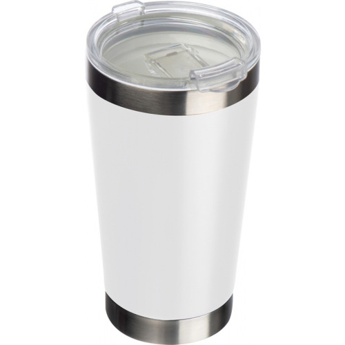 Kubek termiczny 500 ml KORNEL Biały 8431806 