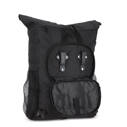 Plecak rowerowy R-PET 600D Rolltop 20L Czarny LT95351-N0002 (7)