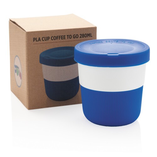Kubek podróżny 280 ml PLA Coffee to go niebieski P432.895 (6)