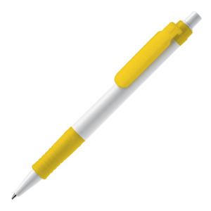 Długopis Vegetal Pen jednolity  Biały / żółty