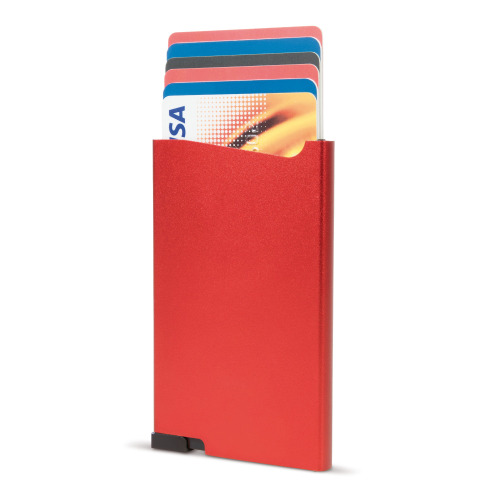 Aluminiowy card-holder Czerwony LT91190-N0021 (2)