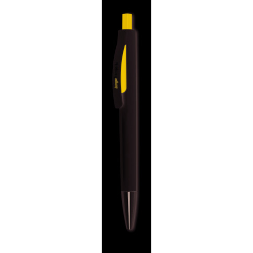 Przyciskany długopis w białej granatowy MO8814-04 (2)