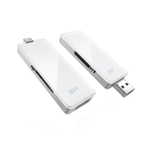Pendrive dla iPhone Silicon Power xDrive Z30 3.0 Biały EG 816006 64GB (2)