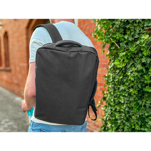 Plecak, torba na laptopa 15,6" RPET | Tahir Czarny VA090-03 