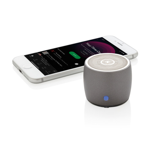 Basowy głośnik bezprzewodowy 3W Swiss Peak Szary P326.781 (1)