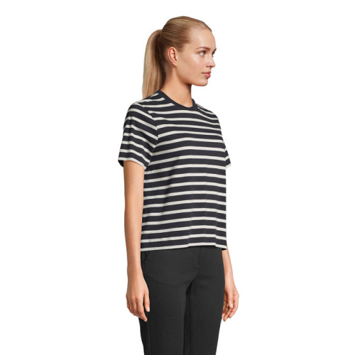 LEGEND WOMEN  T-SHIRT Navy|Off White S04776-BH-S (2)