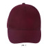 LONG BEACH Czapka 5 pan. Burgundy S00594-BG-M  thumbnail
