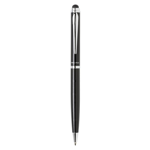 Długopis, touch pen Swiss Peak czarny, srebrny P610.440 (1)