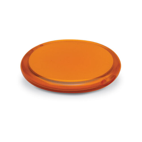 Okrągłe podwójne lusterko przezroczysty pomarańczowy IT3054-29 