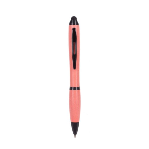 Ekologiczny długopis, touch pen różowy V1933-21 